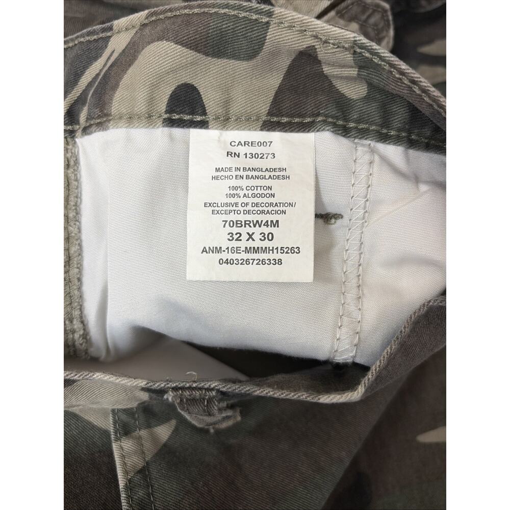 Wrangler Jean Co Camo Cargo Pant Mens 32x30 Cotton Military Combat UNISEX - Picture 8 of 10